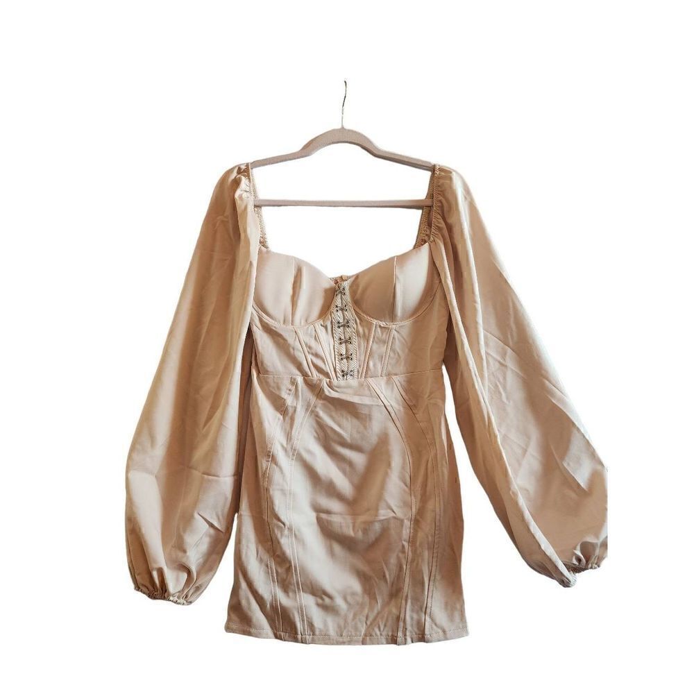Rosedress NWT corset top balloon sleeve mini dress size medium